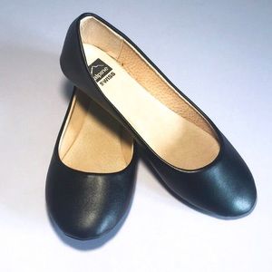 Alpine Swiss Black Ballet Flats NWOT, 8